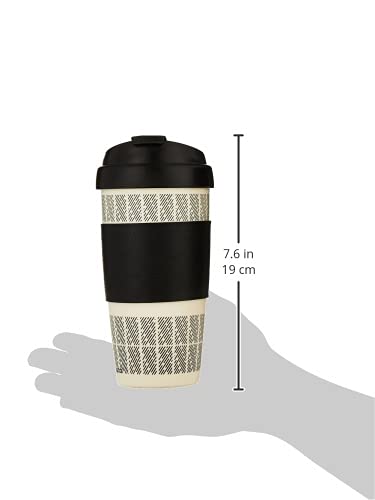 [Australia - AusPower] - Copco Reusable Set of 2 Insulated Double Wall Travel Mugs, 2 Count (Pack of 1), White/Black 16 ounces 