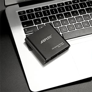 [Australia - AusPower] - HDMI Media Player, Black Mini 1080p Full-HD Ultra HDMI Digital Media Player for -MKV/RM- HDD USB Drives and SD Cards 