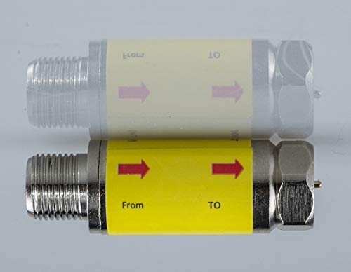 [Australia - AusPower] - Coaxial Surge Lightning Protector for Cable TV,Surge Protector for TV Antenna and Satellite in-Line 75 ohm 5-2400MHz. 