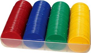 [Australia - AusPower] - Smartdealspro Set of 160 Opaque 1 1/2 Inch Plastic Counting Counters Poker Chips 
