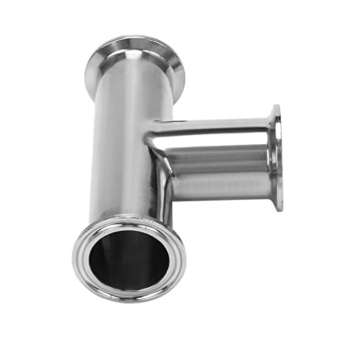 [Australia - AusPower] - 2" Tri Clamp Tee 3 Way Sanitary Fitting Stainelss Steel 304, Mirror Polished, 51mm Pipe OD 