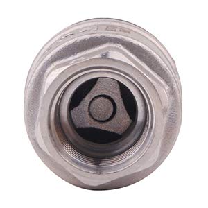 [Australia - AusPower] - DERPIPE 3/4 Inch Vertical Check Valve SUS304 Spring Loaded Check Valve in-line Low Cracking Pressure CF8M WOG 1000 0.75 Inch 