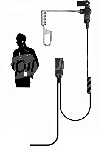 [Australia - AusPower] - Single-Wire Surveillance Mic Kit for Vertex Standard VX-231 VX-261 VX-351 VX-450 and EVX Digital Series S49 Commercial Series 