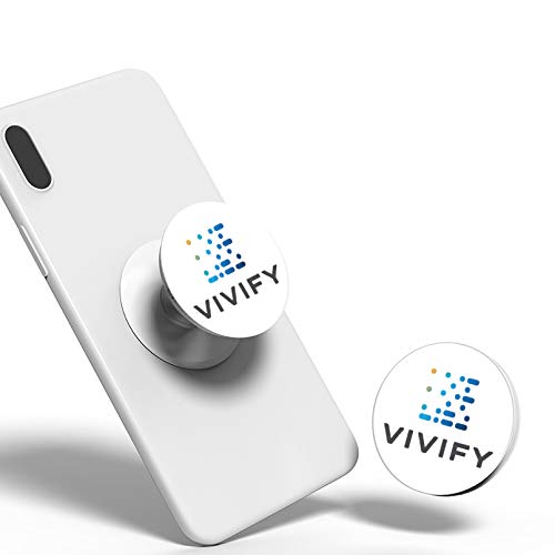 [Australia - AusPower] - VIVIFY Phone Socket Mount Stand Grips Black 