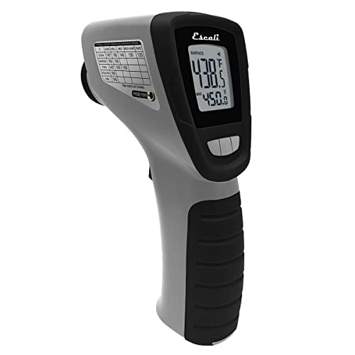 [Australia - AusPower] - Escali SpotIR Infrared Surface and Probe Digital Thermometer, Standard, Grey/Black Handheld 