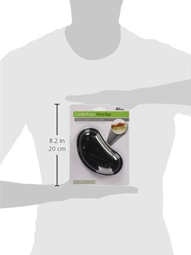 [Australia - AusPower] - Allsop Memory Foam Fatigue Relief Comfort Restrest Small Black 30213 
