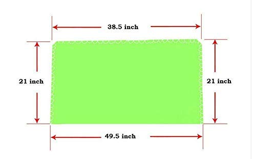 [Australia - AusPower] - Yantra Heavy Duty Microscope Dust Cover for Full Size Standard Microscopes (49.5 inch x 21 inch x Height : 38.5 inch) 49.5 inch x 21 inch x Height : 38.5 inch 