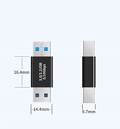 [Australia - AusPower] - Haoquoou (4 Pieces) USB 3.0 Adapter kit, Support Charging and Data Transfer, high Speed Extended Conversion Connector Connector 
