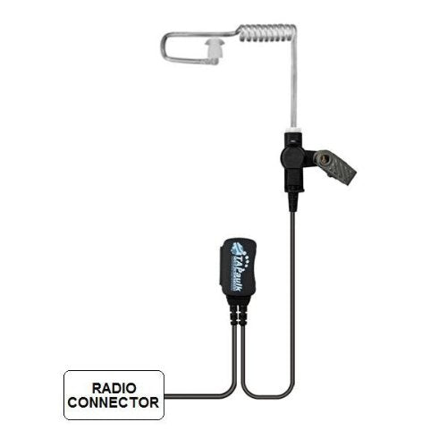 [Australia - AusPower] - TAPaulk Elite Series 1-Wire Surveillance Kit w/Standard Side PTT for Motorola 2-Pin P03-A00_M 