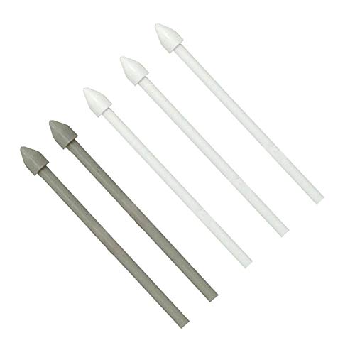 [Australia - AusPower] - 5X Replacement Tips Stylus Pen Nibs Parts for Samsung Galaxy Note10 Note10 Plus Note 20 Note 20 Ultra 5G All Verison Tab S6 SM-T860 T865 (White) White 