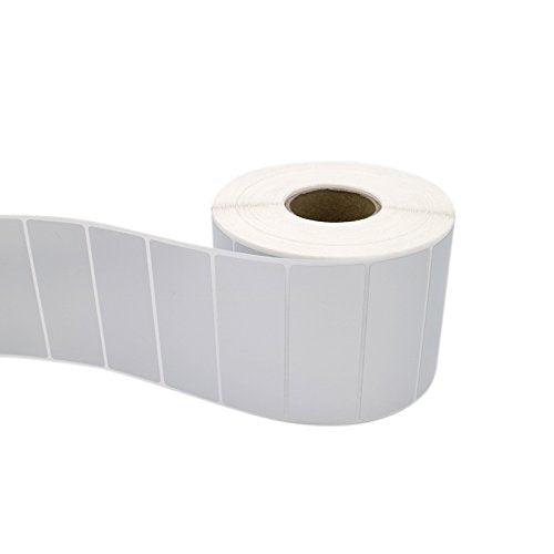 [Australia - AusPower] - KINGLAKE Waterproof Self-Adhesive Polyester Labels Corrosion Resistance Oil Resistant Sticker Label 1000 PCS Silver Plant Labels 