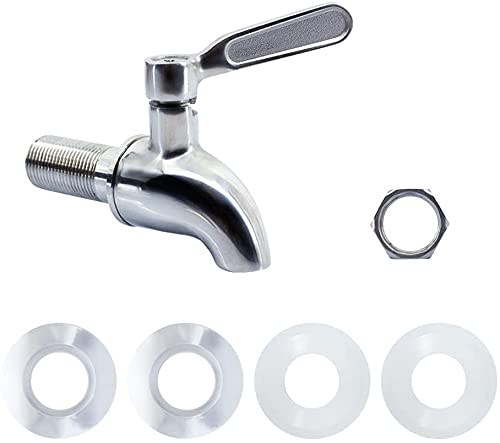 [Australia - AusPower] - hgzaccompany 2 Pack Stainless Steel Spigot For Drink Dispenser, Replacement Metal Spigot For Beverage Dispenser, Water Dispenser Faucet, Food Grade Metal Spout. 