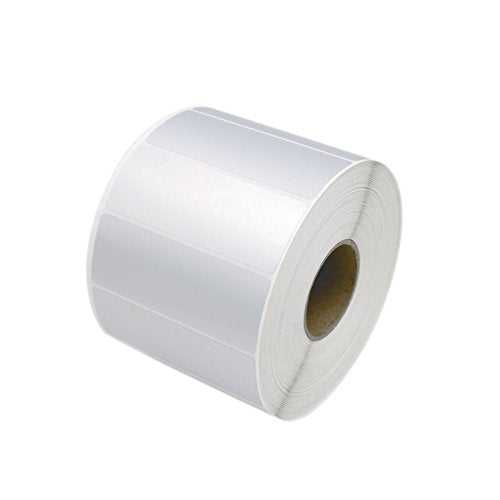 [Australia - AusPower] - KINGLAKE Waterproof Self-Adhesive Polyester Labels Corrosion Resistance Oil Resistant Sticker Label 1000 PCS Silver Plant Labels 