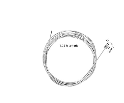 [Australia - AusPower] - XIGUI 16 Pcs Shifter Cable- Premium Bike Shift Cable， 1.9 M/ 6.23 ft Length Bike Replaceable Cycling Shifter Cable Stainless Steel Set 