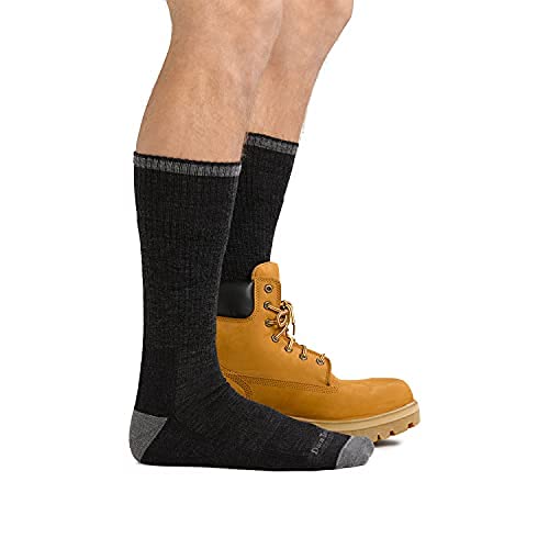[Australia - AusPower] - DARN TOUGH (2001) John Henry Boot Midweight with Cushion Men's Sock Large Gravel 