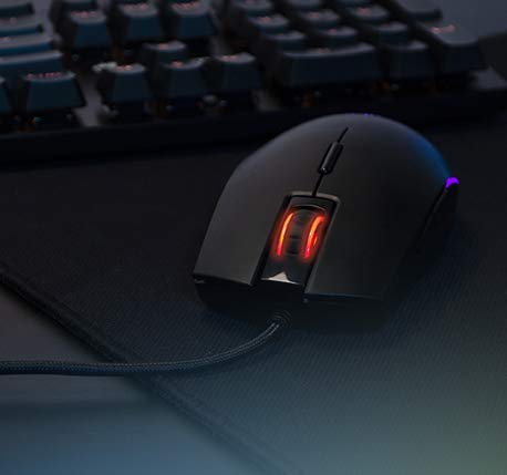[Australia - AusPower] - Digifast Nightfall NF24 RGB Backlit Gaming Mouse, Symmetrical Design, 50 Million Click Durability, 8 Programmable Buttons, Dynamic DPI Switching, Customized Color, DPI for Windows PC Gamers (Black) 