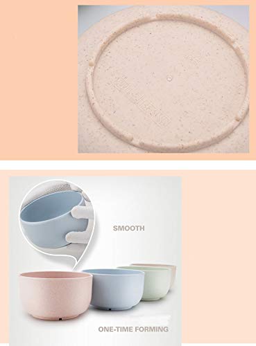 [Australia - AusPower] - Snack Bowls,Set of 4 Rice Bowls,100% BPA-Free Wheat Straw Fiber Snack Bowls,Eco-friendly Safe Kitchen Bowl for Children Adult Support Microwave(14 oz-4pack) 14 oz-4pack 