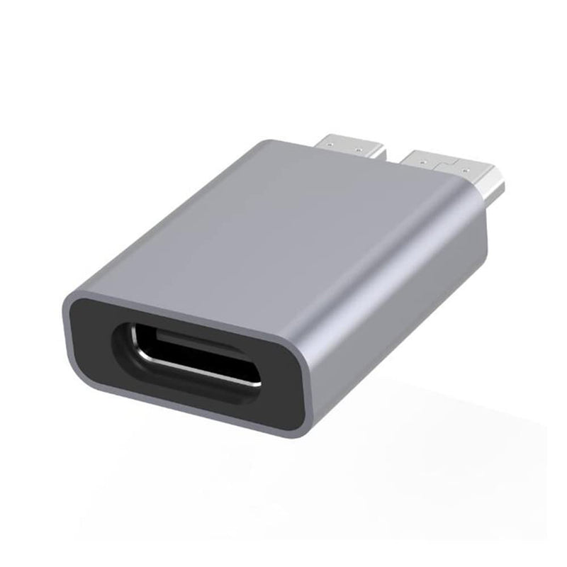 [Australia - AusPower] - Kework 2 Pack Micro B USB to USB Type C Adapter, USB 3.1 Type C Female to USB 3.0 Micro B Male Adapter Converter Connector Gray 