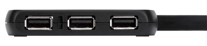 [Australia - AusPower] - Targus 4-Port USB 2.0 Hub with Sleek and Travel Friendly, Black (ACH114US) 