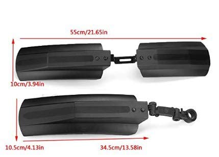 [Australia - AusPower] - 26 inch Bicycle Mudguard Front Back Rear Tire Mud Guards Kit Quick Release Bike Fenders Set for Road Mountain Bike Fat Tire Bike Outdoor Cycling 