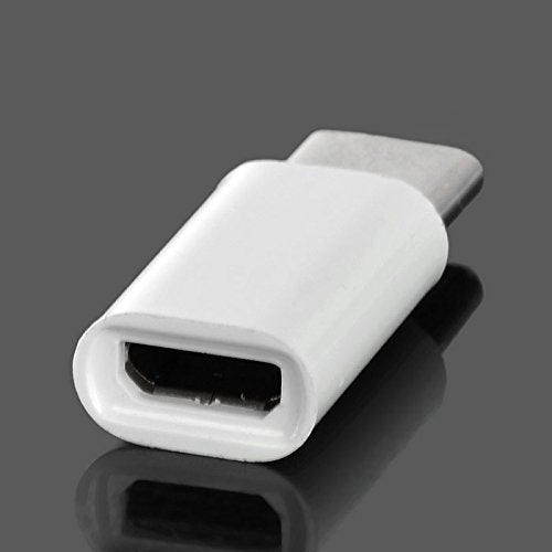 [Australia - AusPower] - CY USB C to Micro USB Adapter Type C Male to Micro USB Female Data Converter for Tablet Mobile Phone USB Type-C to Micro USB Cable Micro USB to USB-C Cable white 