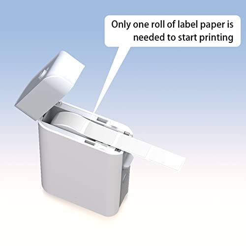[Australia - AusPower] - Label Maker Machine Bluetooth Tape Label Mini Printer for iOS and Android to Use for Clothing, Cosmetic, Barcode and More USB Rechargeable 