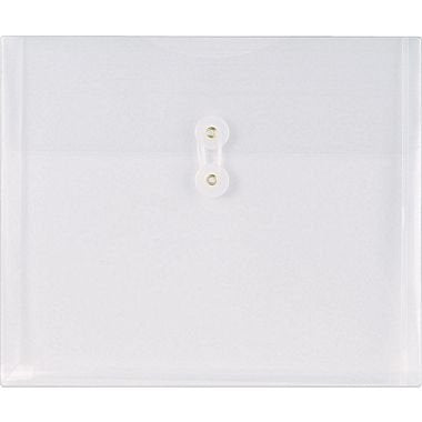 [Australia - AusPower] - 1InTheOffice Poly Envelopes w/ Side Opening, Letter, Clear, 10/Pack 