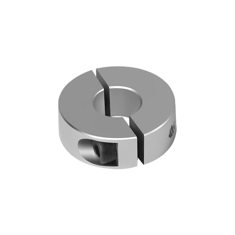 [Australia - AusPower] - Sinoblu Double Split Shaft Collar Clamping Style with M4 Set Screw, 8mm Bore Size, 25mm OD, 8mm Thickness (Pack of 4) 
