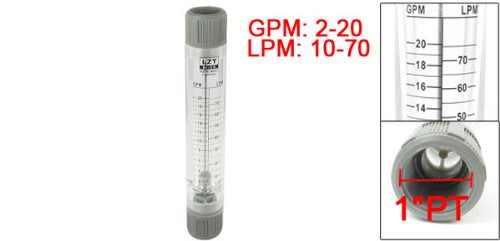 [Australia - AusPower] - uxcell 2-20GPM Water Tube Design Liquid Flowmeter Measure 1"PT Dia Input 