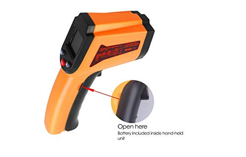 [Australia - AusPower] - Infrared Thermometer -50°C to 400°C(-58°F to 752°F), Kitchen Digital Laser Infrared Temperature Gun for Objects and Water 