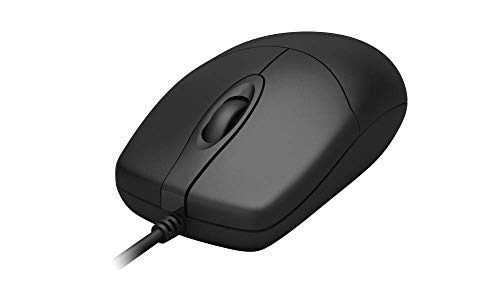 [Australia - AusPower] - Philips SPK7234 Wired Mouse, Ambidextrous Design, Scroll Wheel, Ergonomic, Optical Tracking, Plug and Play 7234 