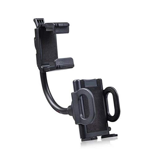 [Australia - AusPower] - JORCEDI Universal Car Holder Rearview Mirror Mount Stand Cradle Clip Grip for Phone iPhone Samsung HTC GPS Smartphone 360° Swivel 