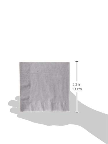 [Australia - AusPower] - Creative Converting Beverage Napkin 2PLY, Shimmering Silver 