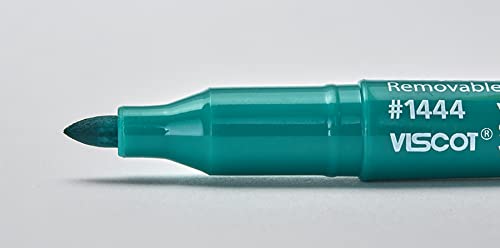 [Australia - AusPower] - Viscot 1444-30 Mini Regular Tip Green EZ Removable Ink Markers- 30 Count Green Ink Skin Marker- Mark Non-surgical Aesthetic Procedures- Sized Mini 