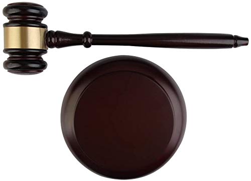 [Australia - AusPower] - wish you have a nice day Wooden Gavel and Sound Block perfet for Judge Lawyer Auction Sale 