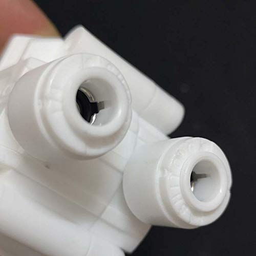 [Australia - AusPower] - Malida 1/4 Inch Tube Automatic Shut Off Valve Push to Quick Connect Fittings for Reverse Osmosis Water Purifiers Filters (auto Shut Off) auto shut off 