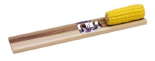 [Australia - AusPower] - Norpro Wood Corn Cutter and Creamer, One Size, As Shown 