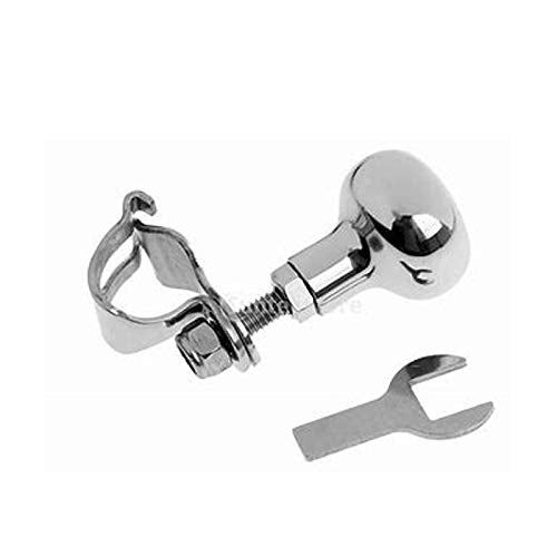 [Australia - AusPower] - ISURE MARINE 316 Stainless Steel Boat Steering Wheel Knob, Steering Wheel Maneuvering Knob Dia. from 5/8'' to 1'' 