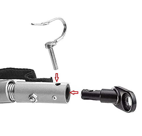 [Australia - AusPower] - Fat-Cat Bike Trailer Coupler Attachment Hitch Quick Release Steel Linker Bicycle Trailer Hitch Adapter Attachment, Bicycle Rear Trailer Replacement Axle Mount Hitch and Parts Complete Kit 