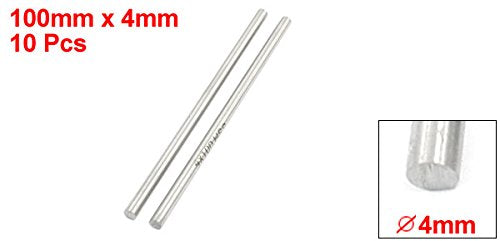 [Australia - AusPower] - uxcell Round Rod (10 Piece), 100mm x 4mm 