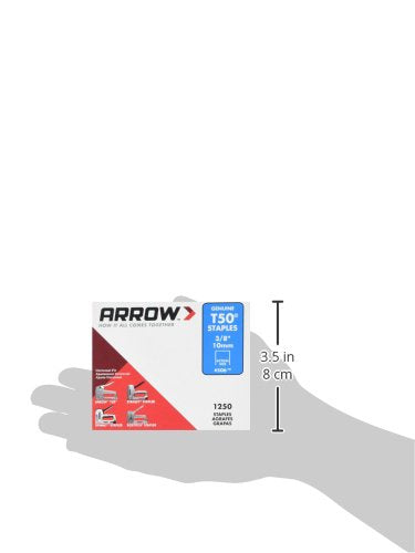 [Australia - AusPower] - Arrow 506 Genuine T50 3/8-Inch Staples, 1250-Pack 