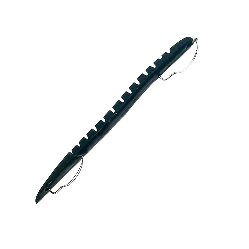 [Australia - AusPower] - Delong Lures - 6" Bass Witch Weedless Worm Baits, Anise Scented Animated Lures for Freshwater & Saltwater, Soft Worm Baits with Weedless Hooks for Largemouth Bass, Northern Pike, Smallmouth Bass, and Other Sport Fish 