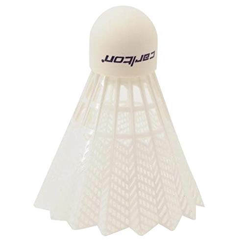[Australia - AusPower] - Carlton T-800 Badminton Shuttle(Tube of 6 Shuttles) White Medium Speed 