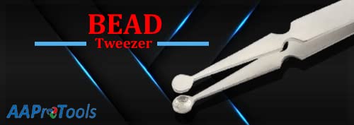 [Australia - AusPower] - AAProTools Stainless Steel 'Bead / Ball Holding Tweezers' Ball Holder Piercing Tool Captive Bead Ball Grabber 