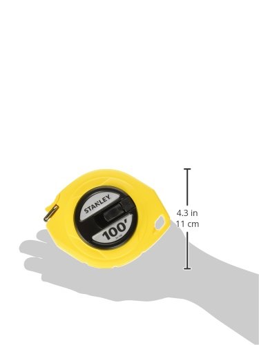 [Australia - AusPower] - STANLEY Tape Measure, 3/8-Inch Graduations, 100-Foot, Yellow (34-106) 