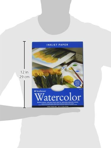 [Australia - AusPower] - Strathmore (59-771 Watercolor Inkjet Paper, 8.5"x11", 8 Sheets 