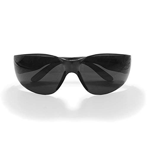 [Australia - AusPower] - JORESTECH Eyewear Protective Safety Glasses, Polycarbonate Impact Resistant Lens Pack of 12 (Smoke) Smoke 