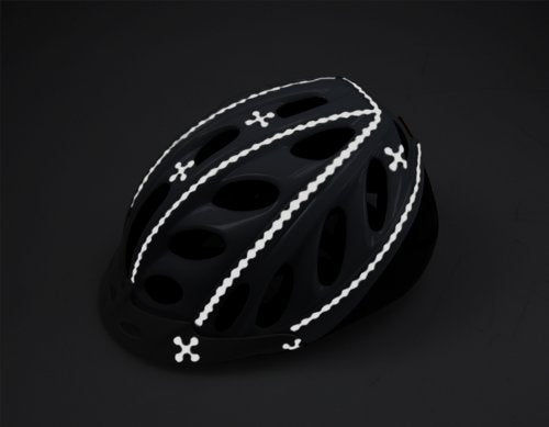 [Australia - AusPower] - RydeSafe Reflective Decals - Hexagon Kit - Large Black 
