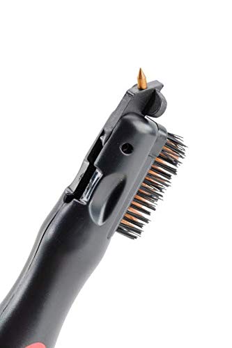 [Australia - AusPower] - Frogger Golf BrushPro Retractable Dual-Bristle Club Brush/Groove Cleaner Blue 