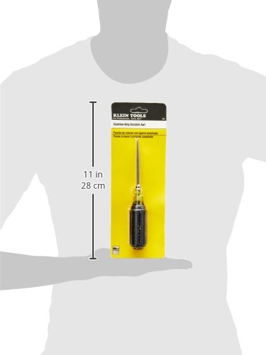 [Australia - AusPower] - Klein Tools 650 Scratch Awl with 3-1/2-Inch Shank and Cushion Grip 